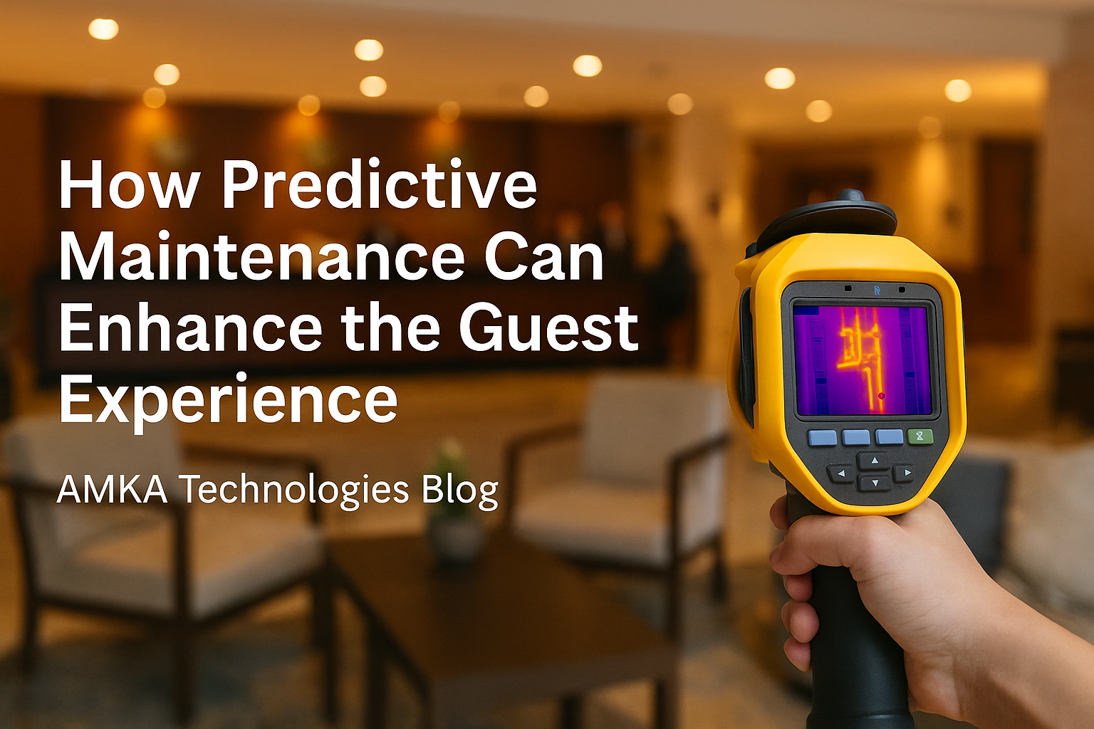 Thermal camera scan in hotel electrical setting